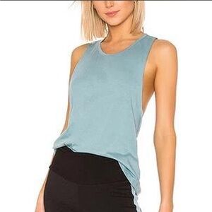 Beyond Yoga Featherweight Tie Back Tank Light Mint Sea Foam Green L